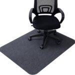 Home Techpro Office Chair Mat for Hardwood Floors 35 x 47 inch, “Vacuum TECH” - Non Slip Computer Desk Mat for Rolling Chairs, Gaming Chairs